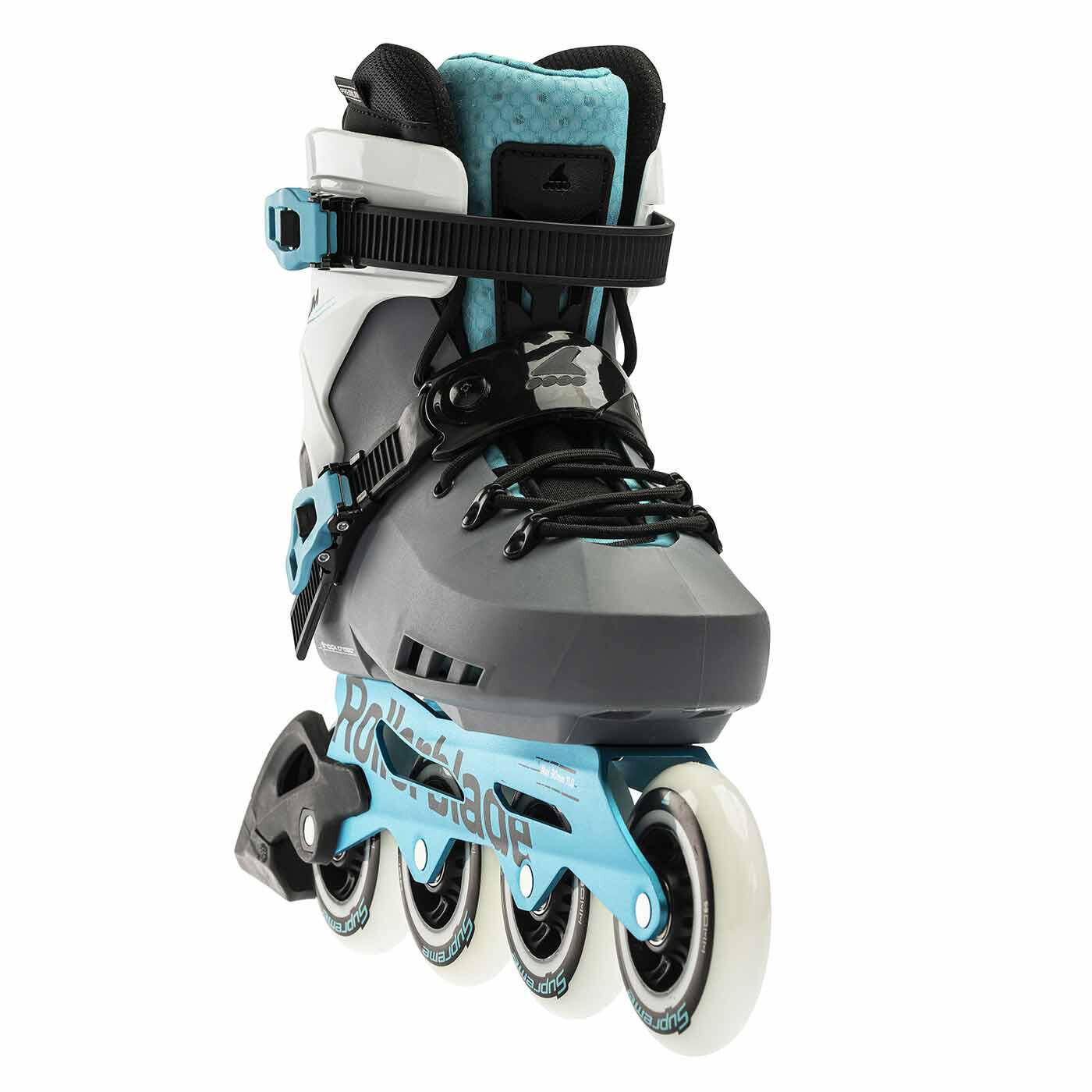 ROLLERBLADE Roller Freeskate Maxxum XT W Anthracite Bleu Aqua 4/6