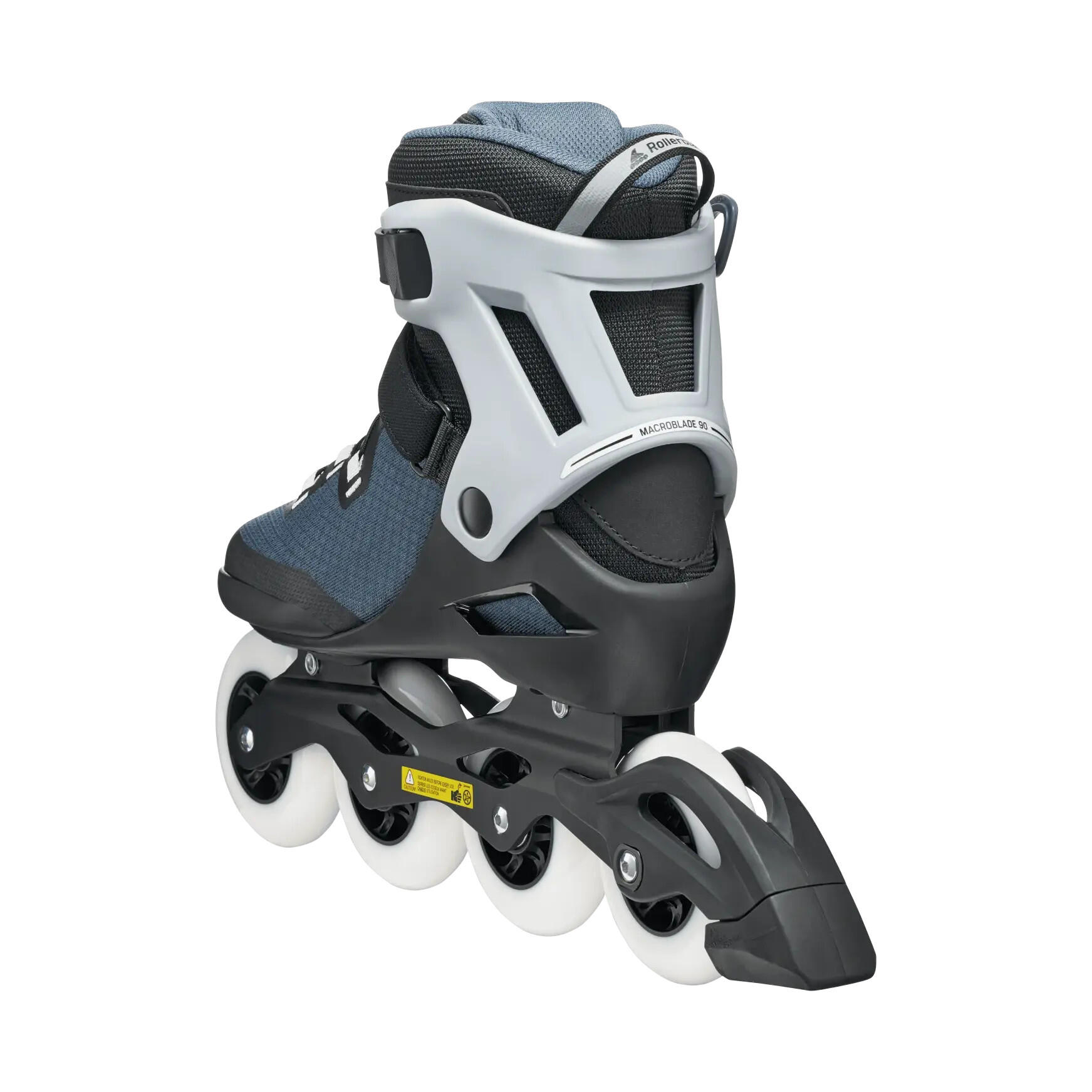 ROLLERBLADE Roller Fitness Macroblade 90 Noir Bleu Acier 4/6