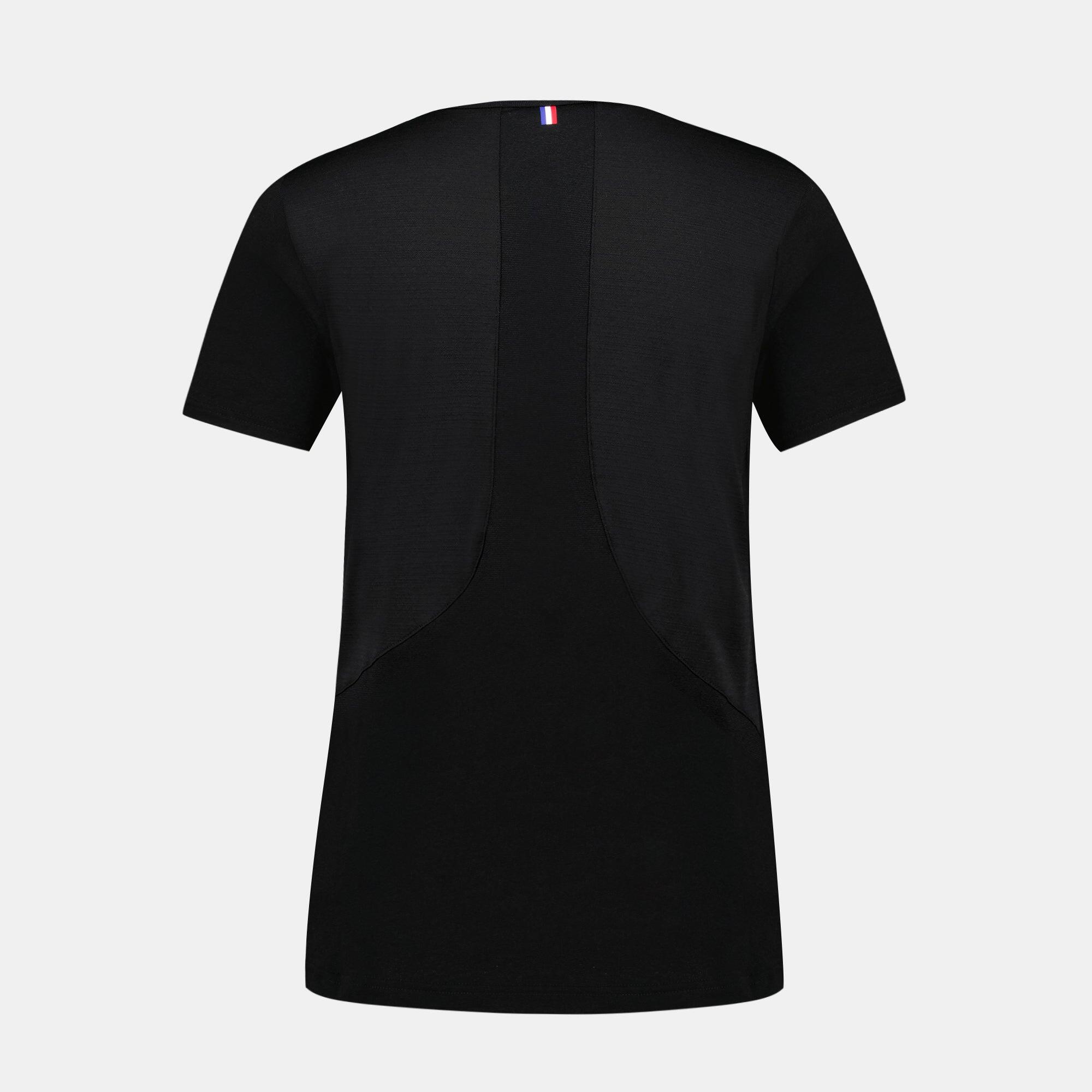 Maillot de Sport Noir Femme Le Coq Sportif Training 3/5