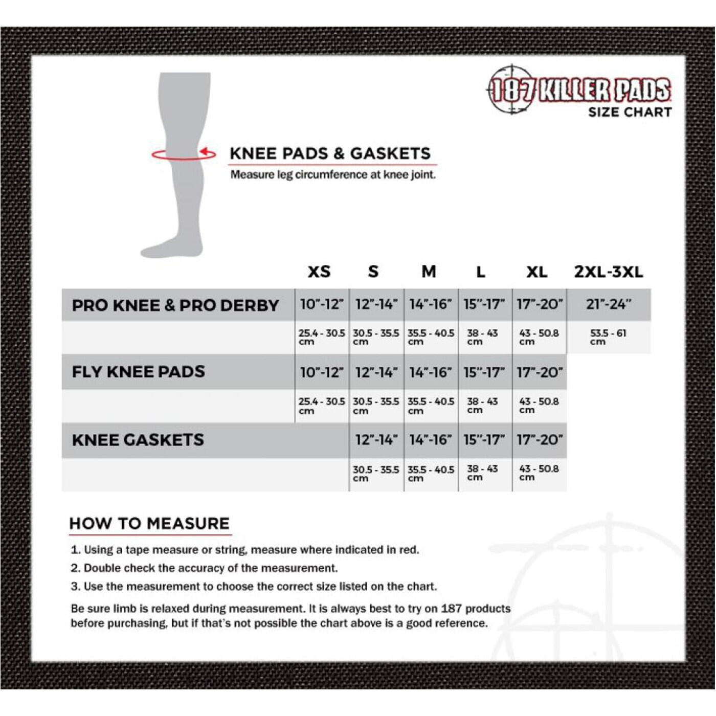187 KILLER PADS Genouillères PRO DERBY Noir- Taille S 4/5