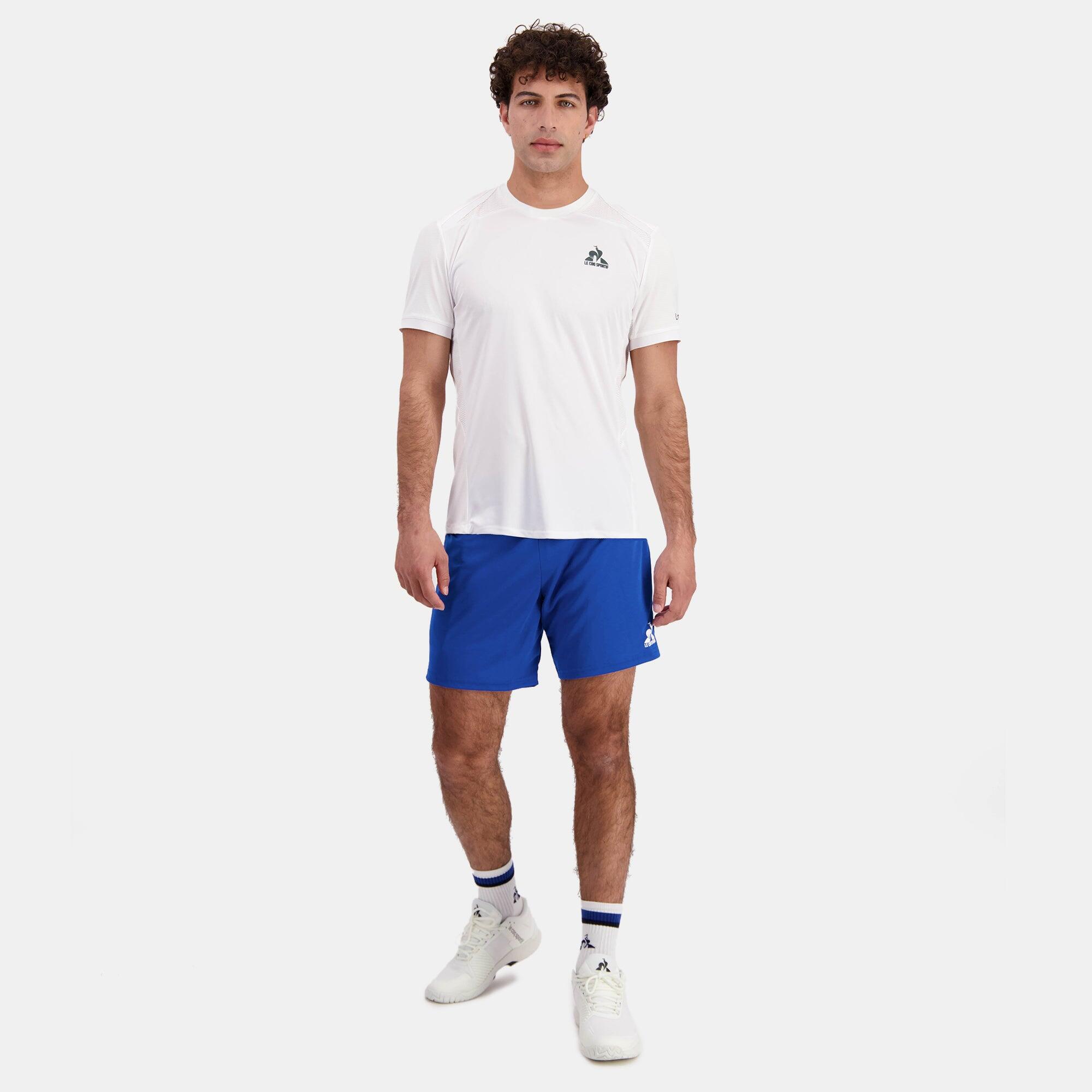 Le Coq Sportif Tennis Pro Sportshirt Weiß für Herren 3/5