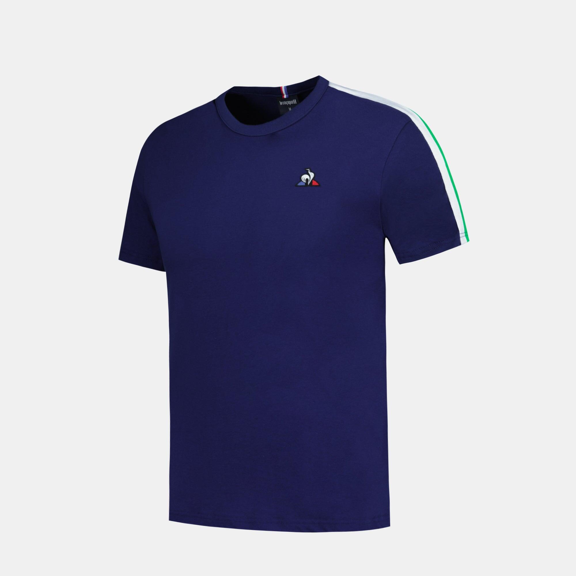 T-Shirt Uomo Le Coq Sportif Intense Blu Marino 3/4