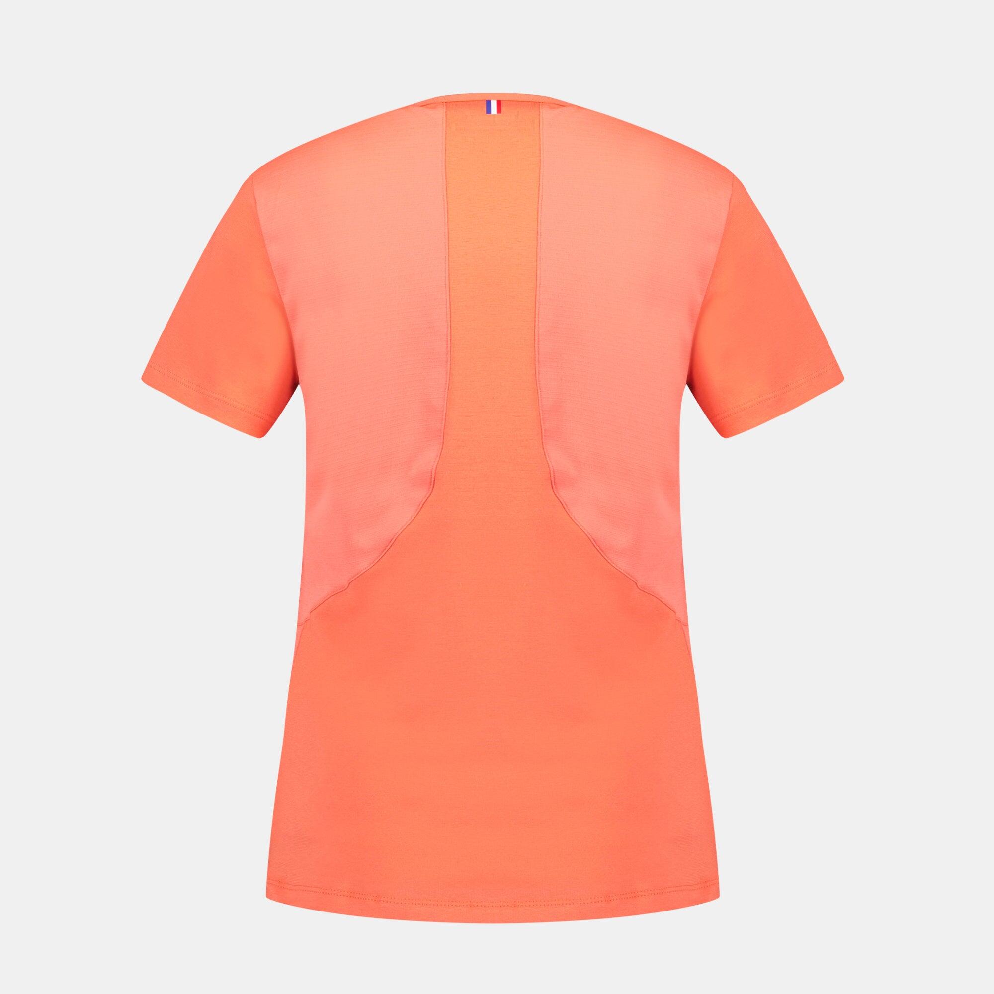 T-Shirt de Training Orange Femme Le Coq Sportif N°1 Training 3/7