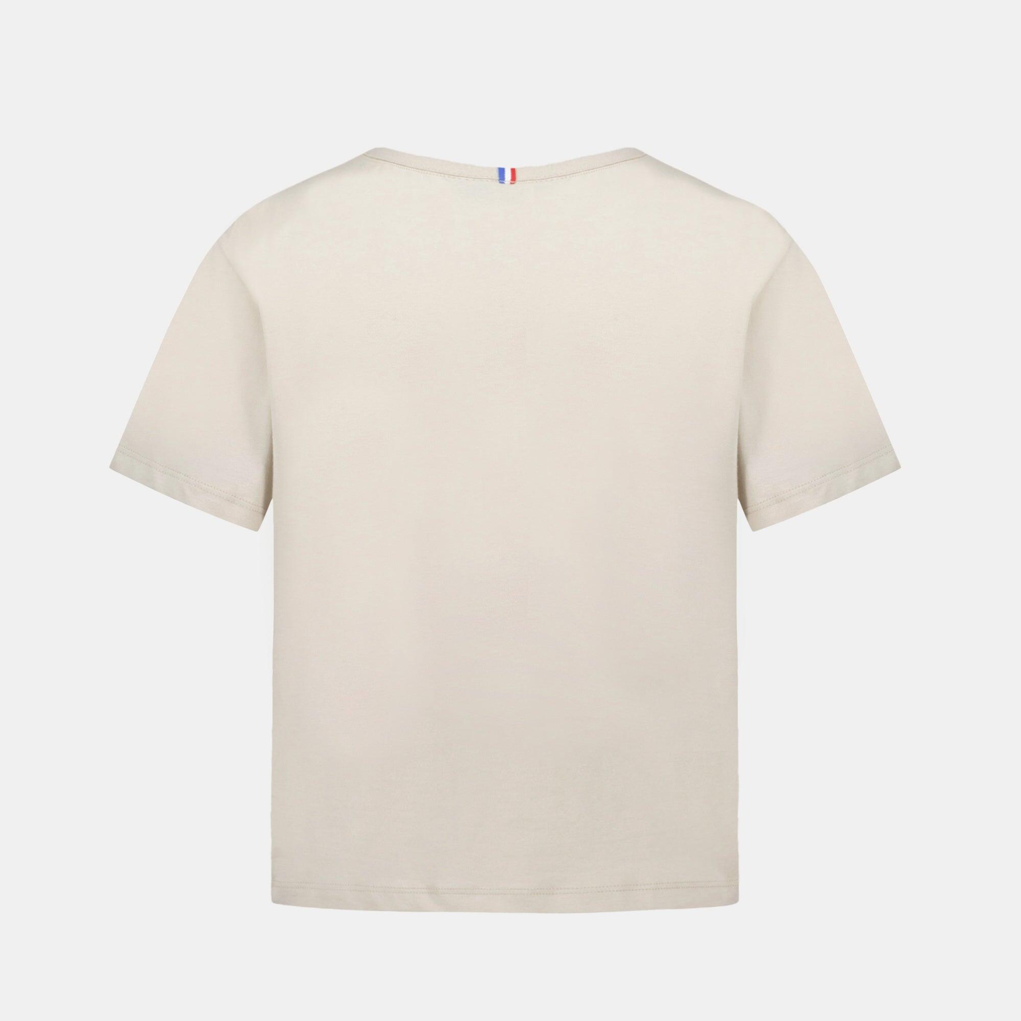 Camiseta Beige de Mujer Le Coq Sportif Contemporánea 3/5