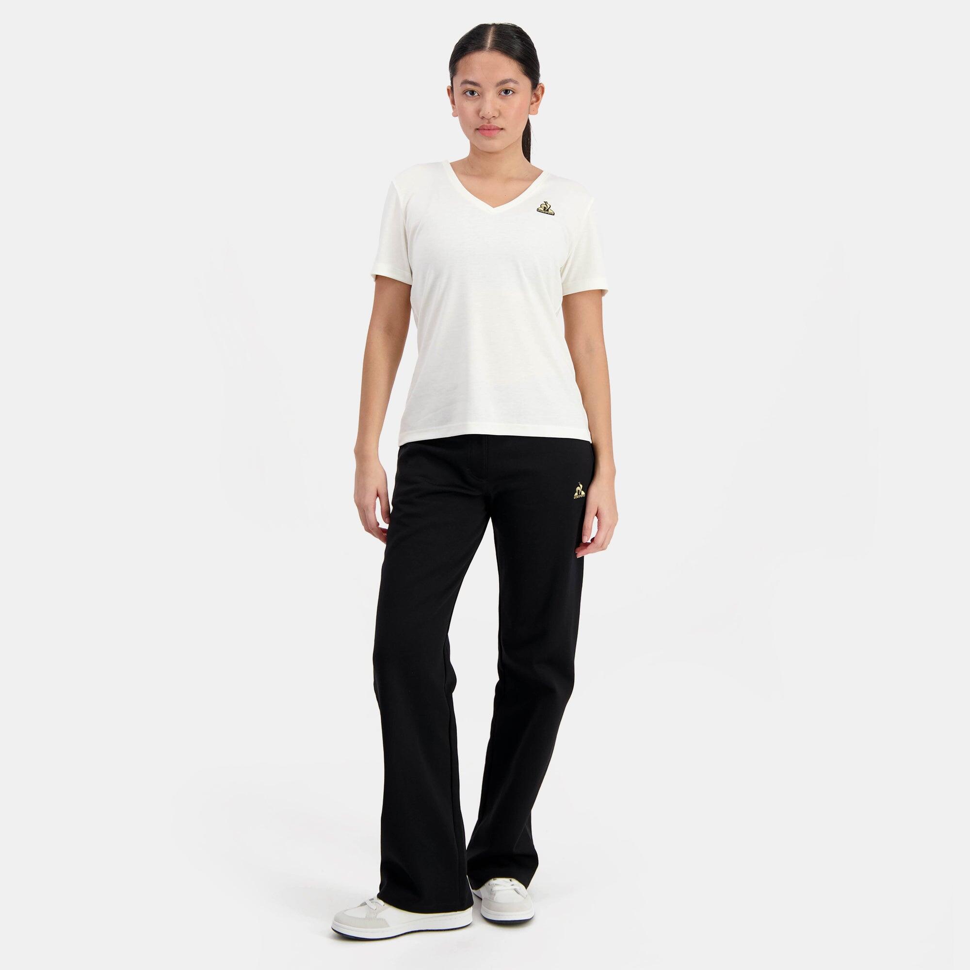T-Shirt Crème Femme Le Coq Sportif Coq Marshmallow 5/5
