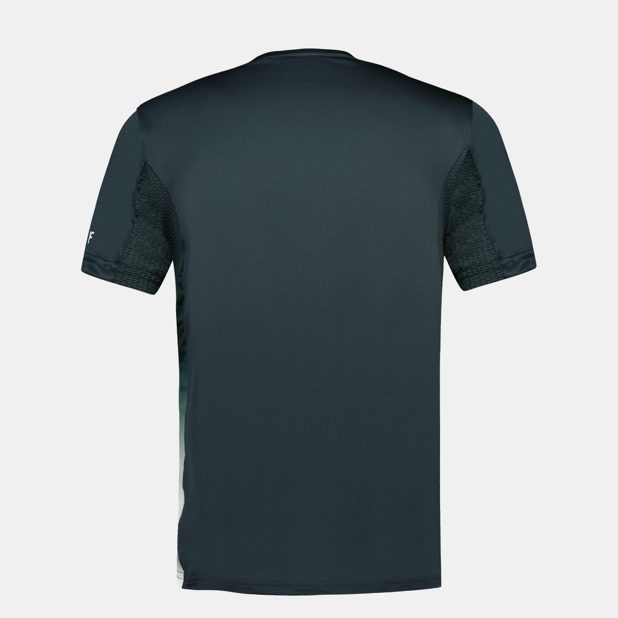 Maillot de Sport Vert Homme Le Coq Sportif Tennis 3/5