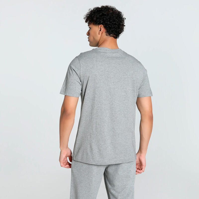 Tricou bărbați logo mic mâneci scurte Essentials Small No. 1, alb PUMA