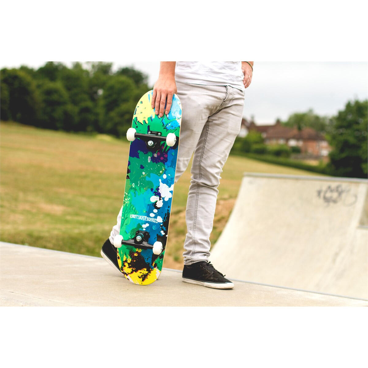 Enuff Splat 7.75"x31" Grüne/Blau Skateboard 5/6