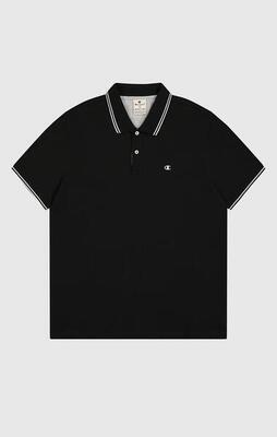 Champion POLO M/M Light Cotton Pique uomo Cotone Nero3XL