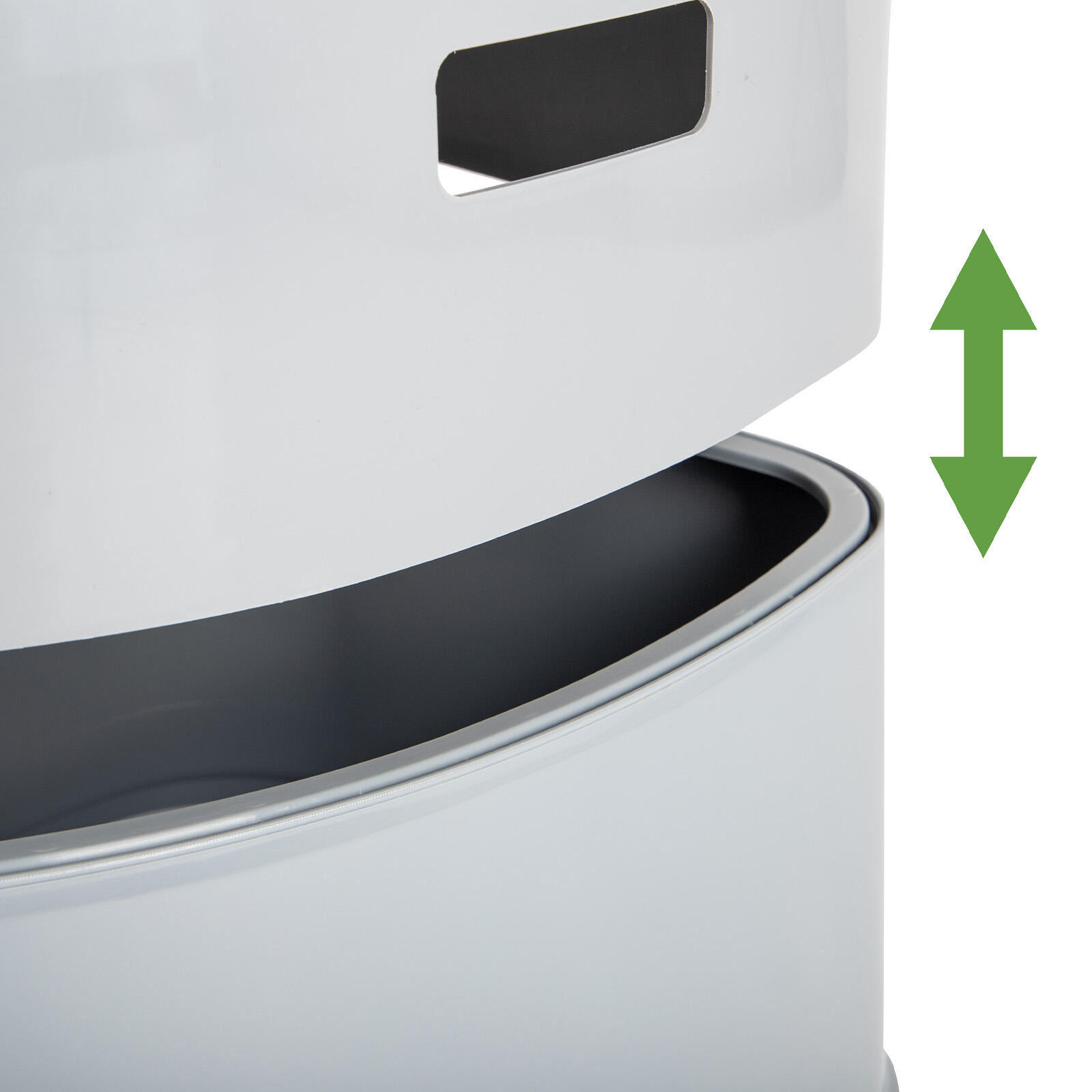 Draagbaar toilet deelbaar 7 Liter Compact 7/7