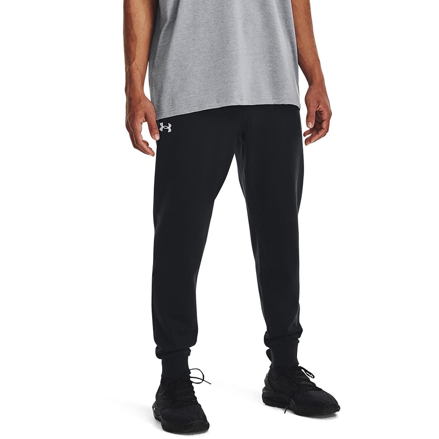 Kalhoty Under Armour Rival Fleece Joggers, Černá, Muži 3/7