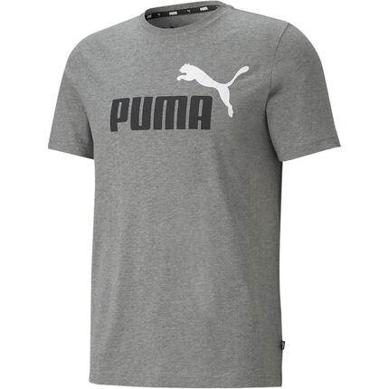 Essentials+ 2 Colour Logo T-Shirt Herren PUMA Oak Branch Beige