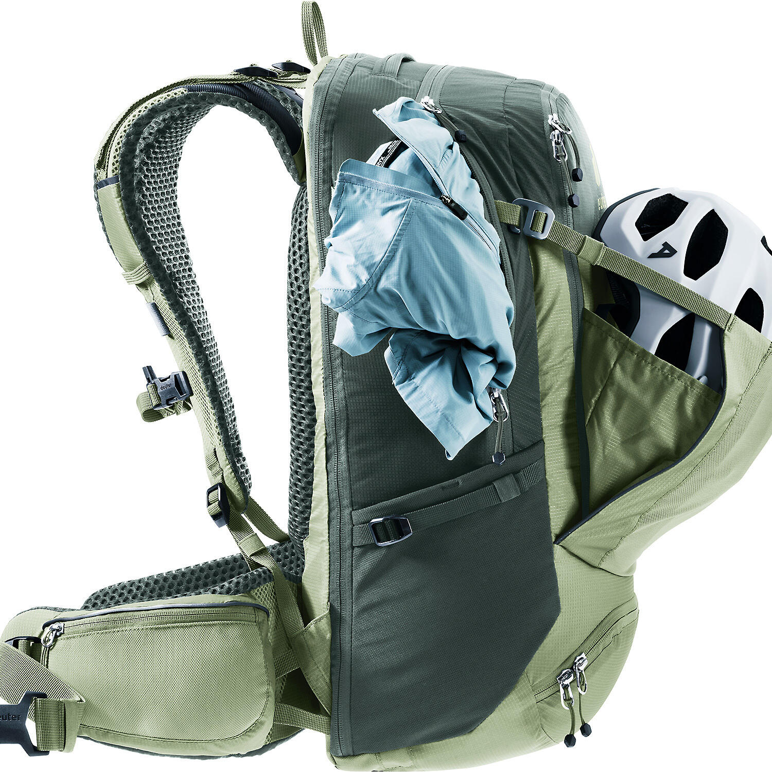 Sac VTT Deuter Trans Alpine Pro 28 Grove Ivy 28 L ventilé cadre aluminium X 3/7