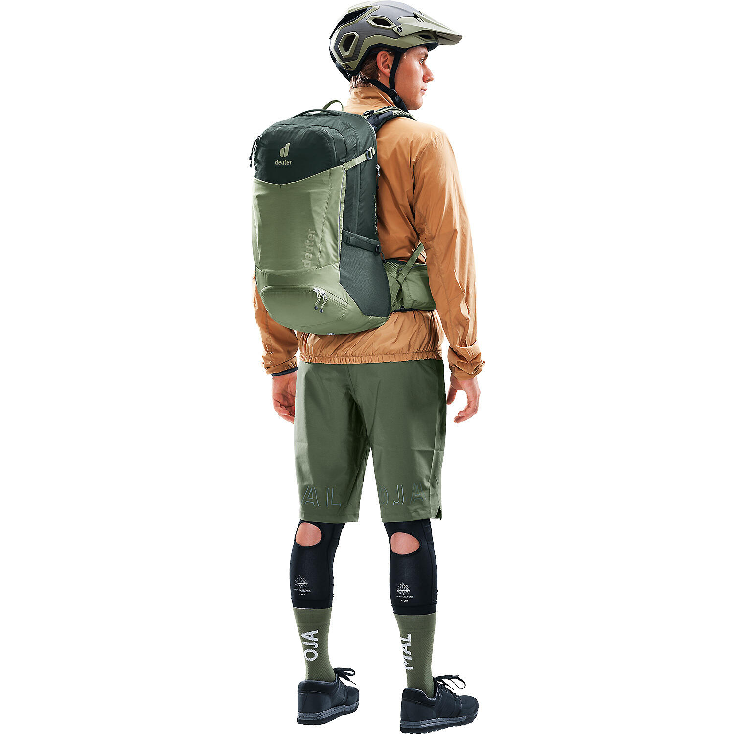 Sac VTT Deuter Trans Alpine Pro 28 Grove Ivy 28 L ventilé cadre aluminium X 6/7