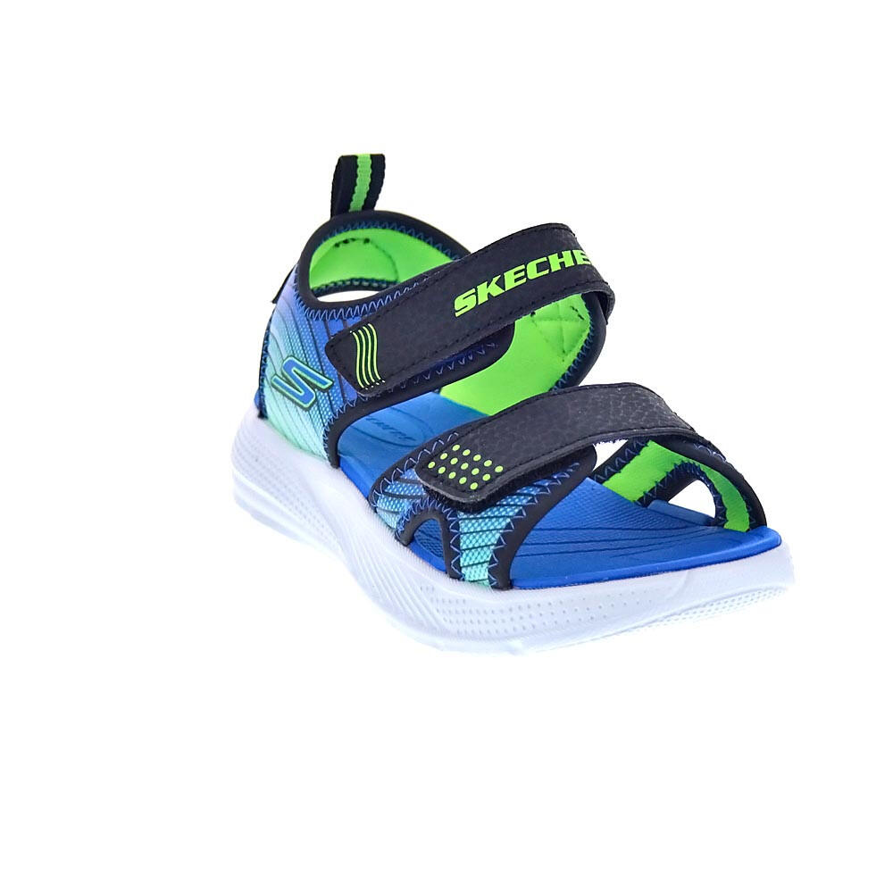 Sandalias SKECHERS  Microspec Splash Azul  Niños 4/4