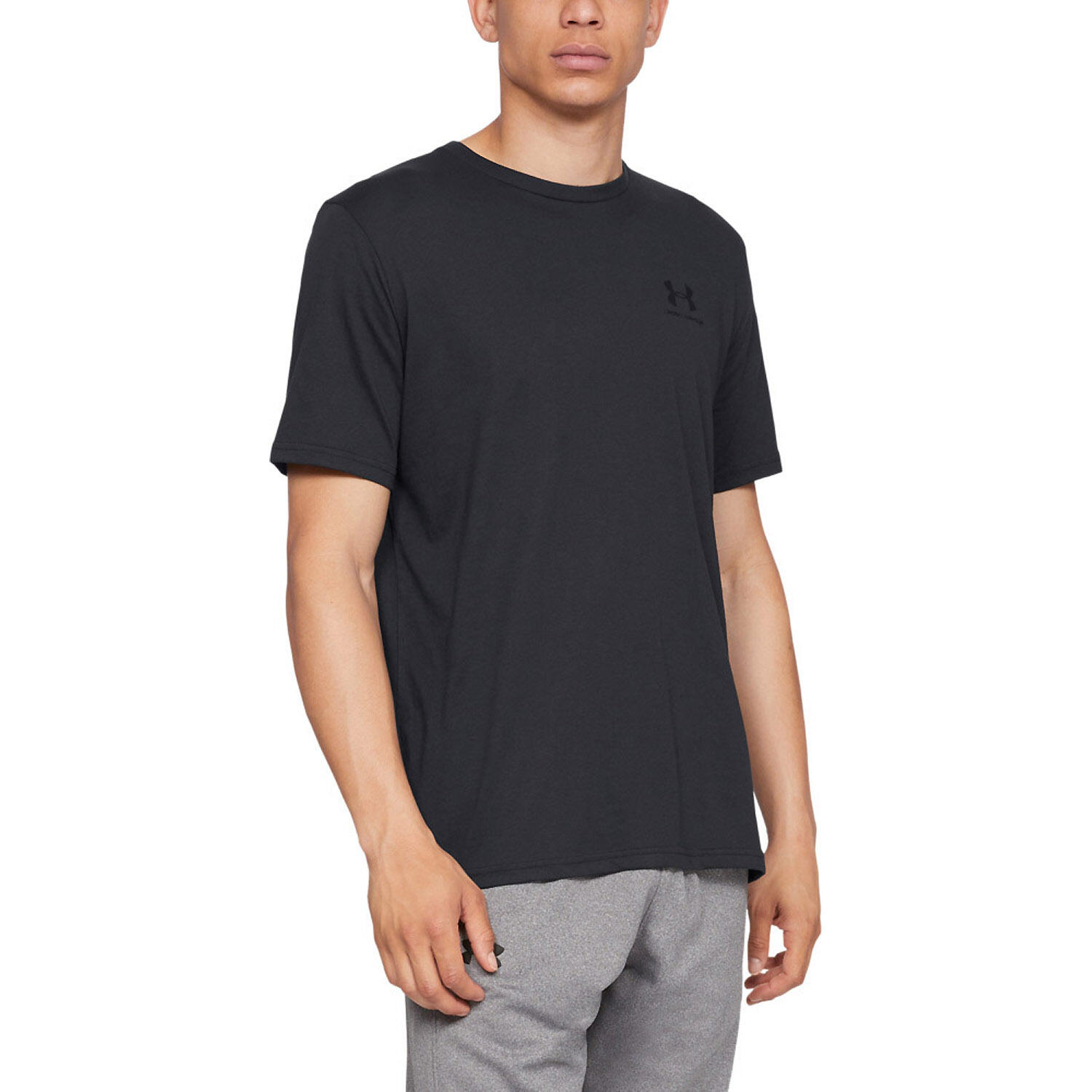 Maglietta Under Armour Sportstyle Left Chest, Nero, Uomini 4/7