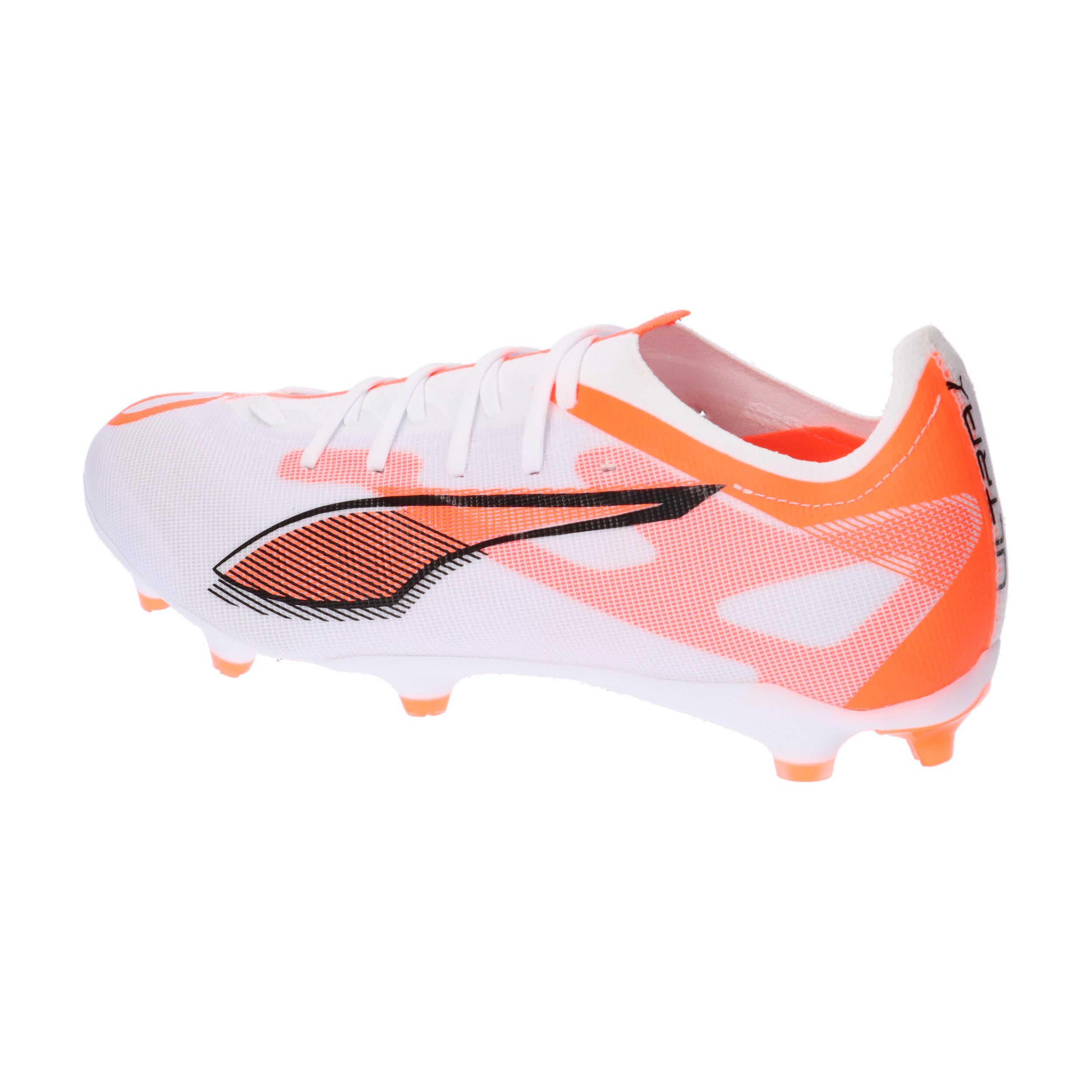 Botas de Fútbol Puma Ultra 5 Match FG/AG Blancas y Naranjas 11/15