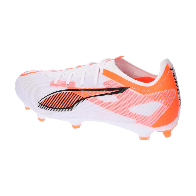 Ghete de fotbal Puma Ultra 5 Match FG/AG albe și portocalii