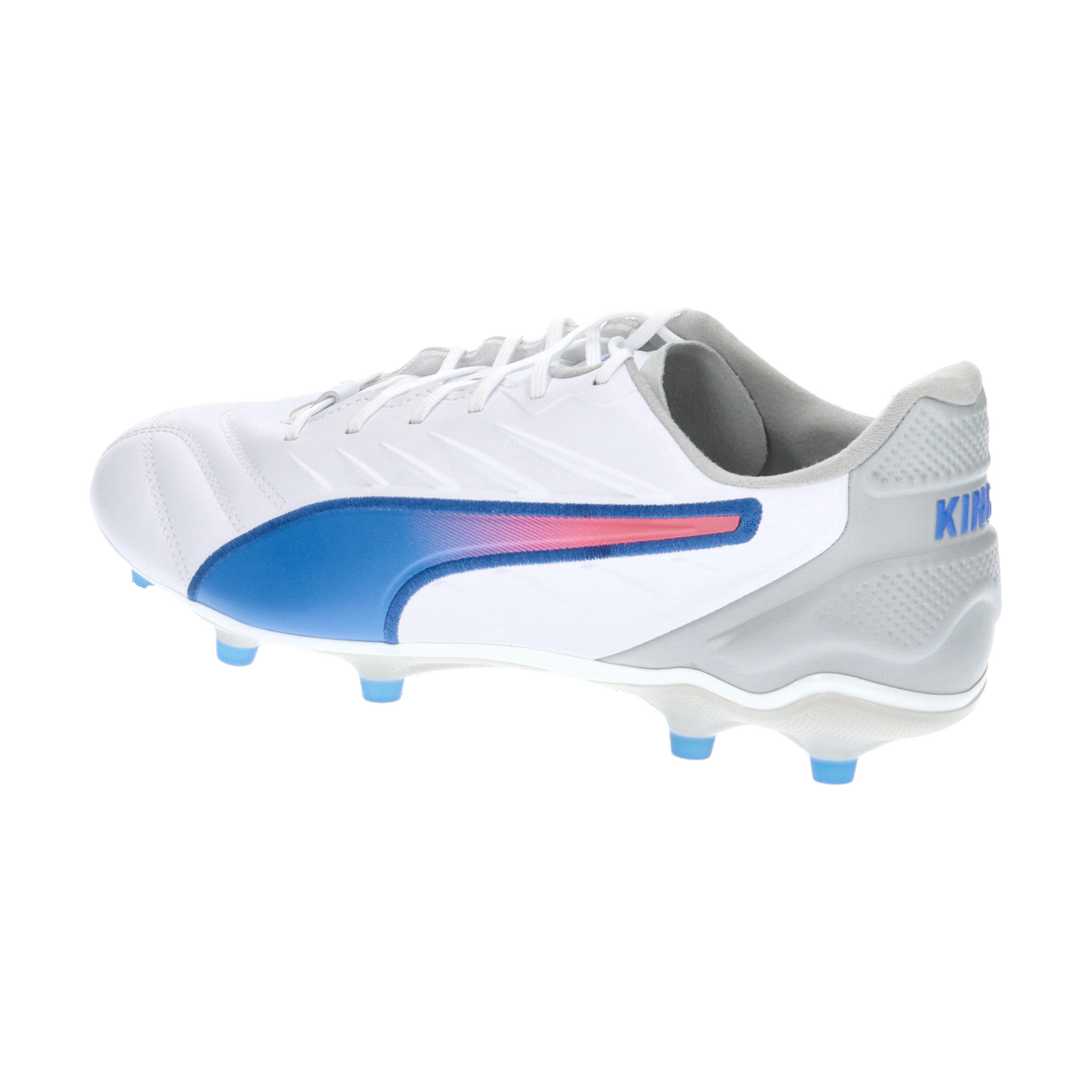 Botas de Futebol Masculinas Puma King Pro FG/AG Brancas 3/7