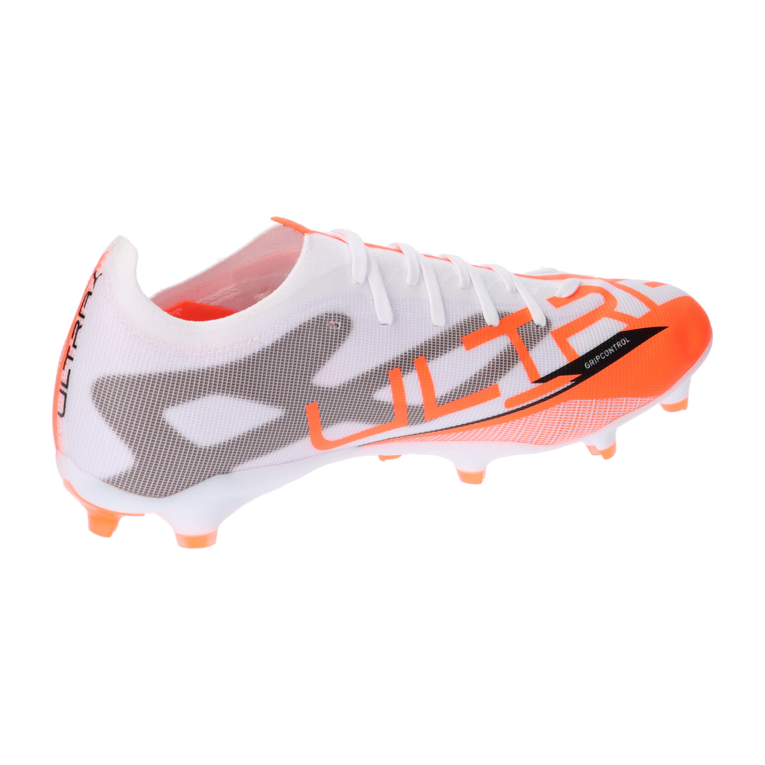 Botas de Fútbol Puma Ultra 5 Match FG/AG Blancas y Naranjas 15/15
