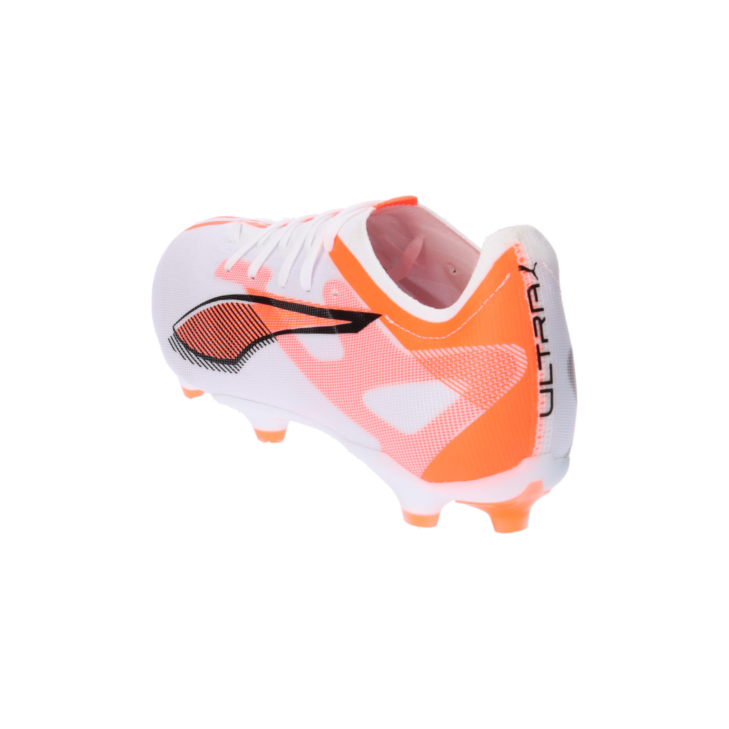 Botas de Fútbol Puma Ultra 5 Match FG/AG Blancas y Naranjas 12/15