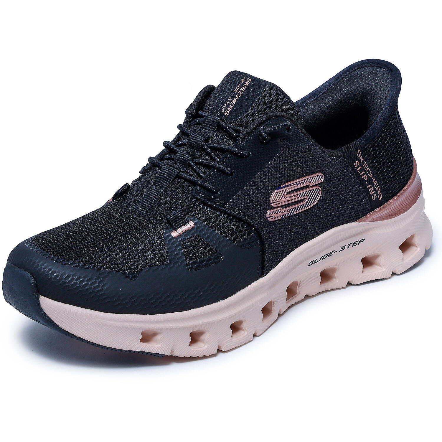 Baskets Skechers Glide-step Pro-radiant Stride, Noir, Femmes 6/7