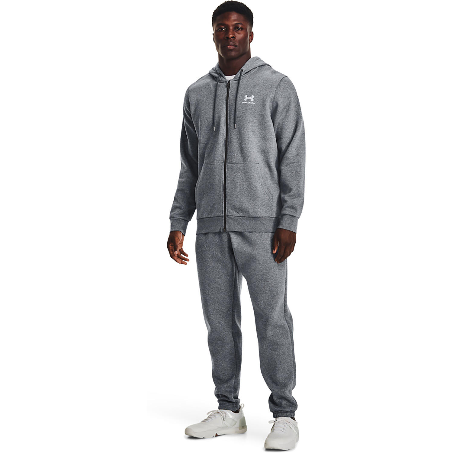 Felpa con cappuccio con zip intera Under Armour Essential Fleece 5/6