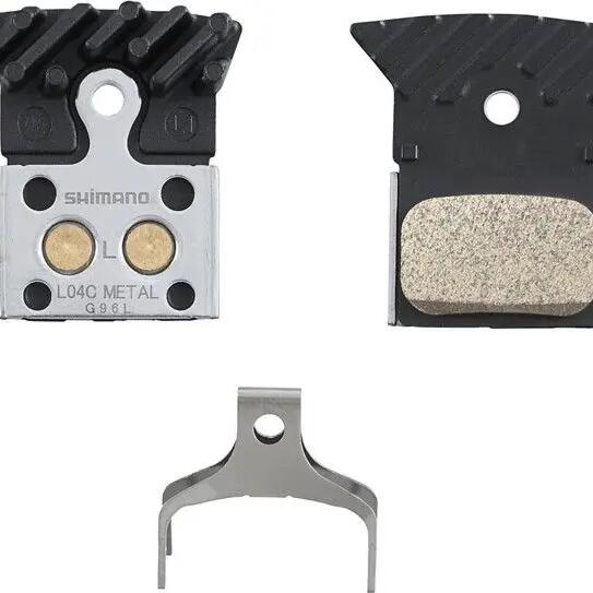 Shimano L04C 105 Ultegra Disc Brake Block - Metal with Cooling Fin