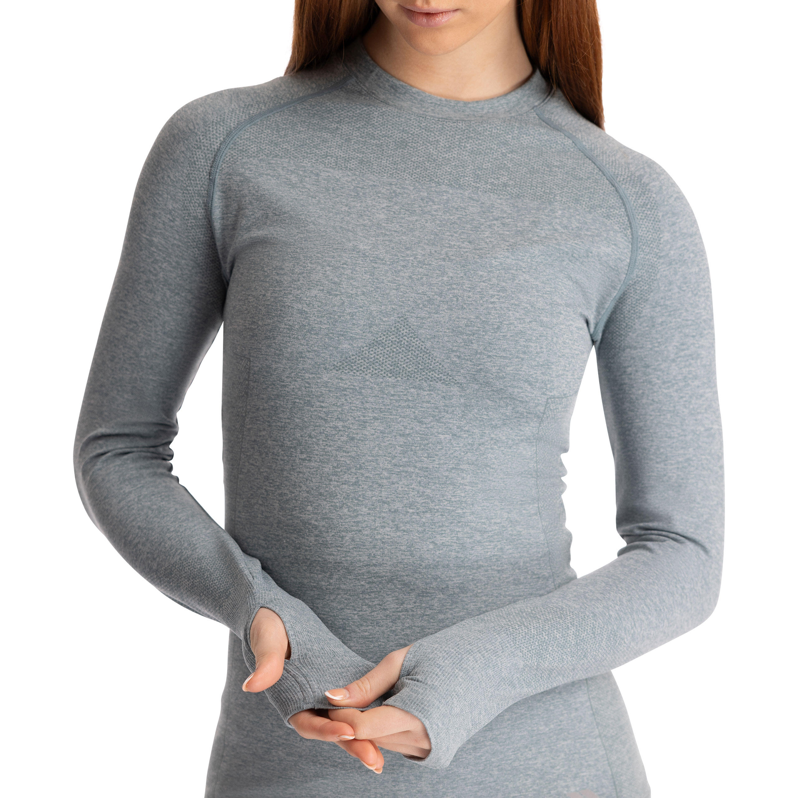 Camiseta de mujer Trespass Pelina manga larga 1/2 cremallera S. 5/5