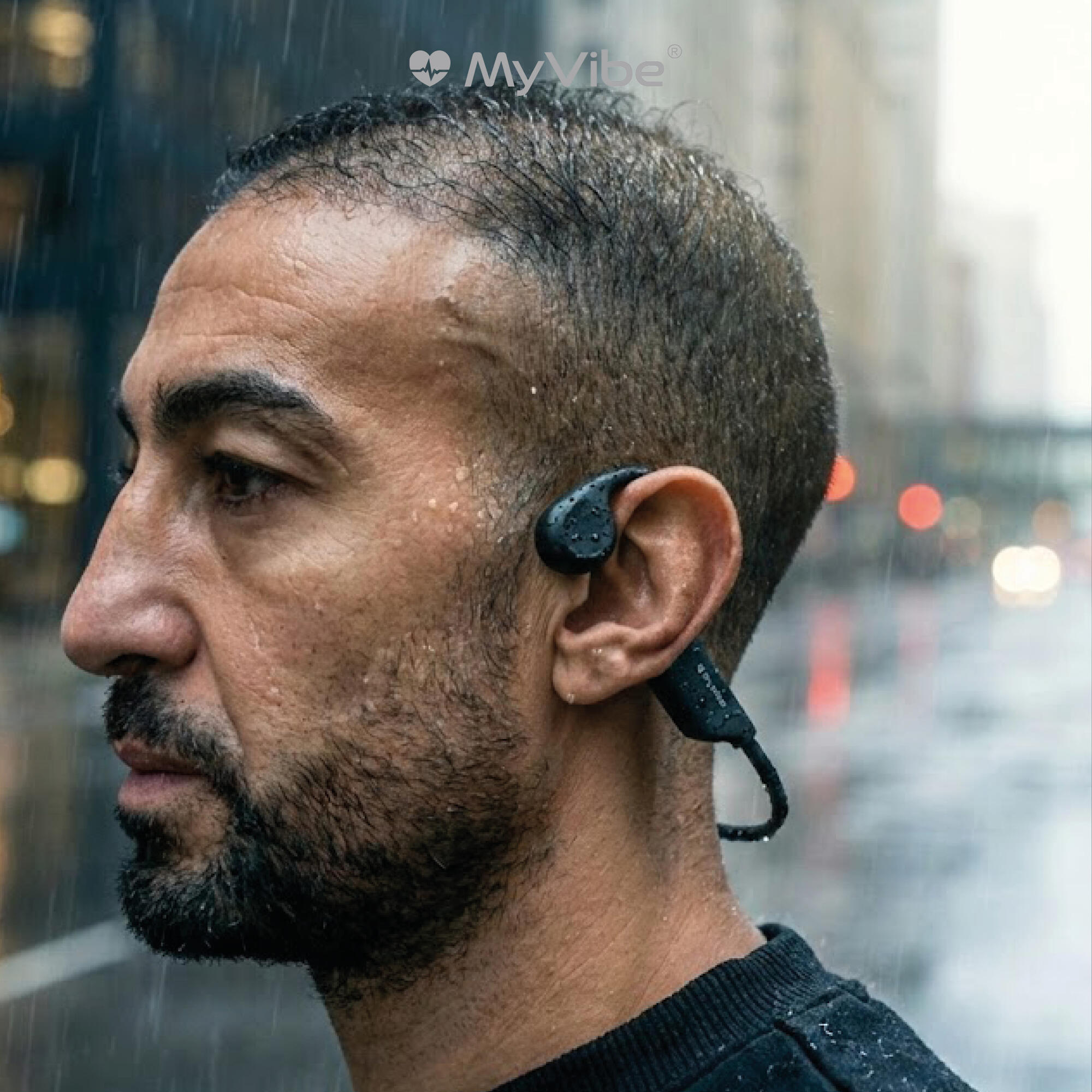 Fones de ouvido/headsets Bluetooth com condução óssea - Is Powerful 3/9