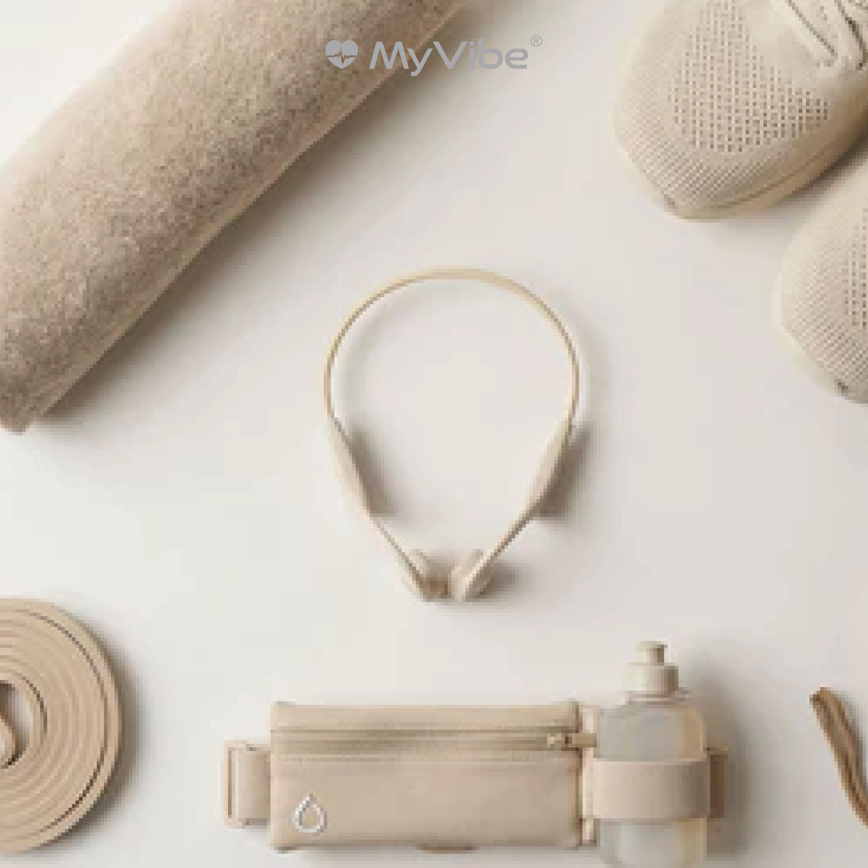 Fones de ouvido Bluetooth com condução óssea - Is Strong bege 7/9