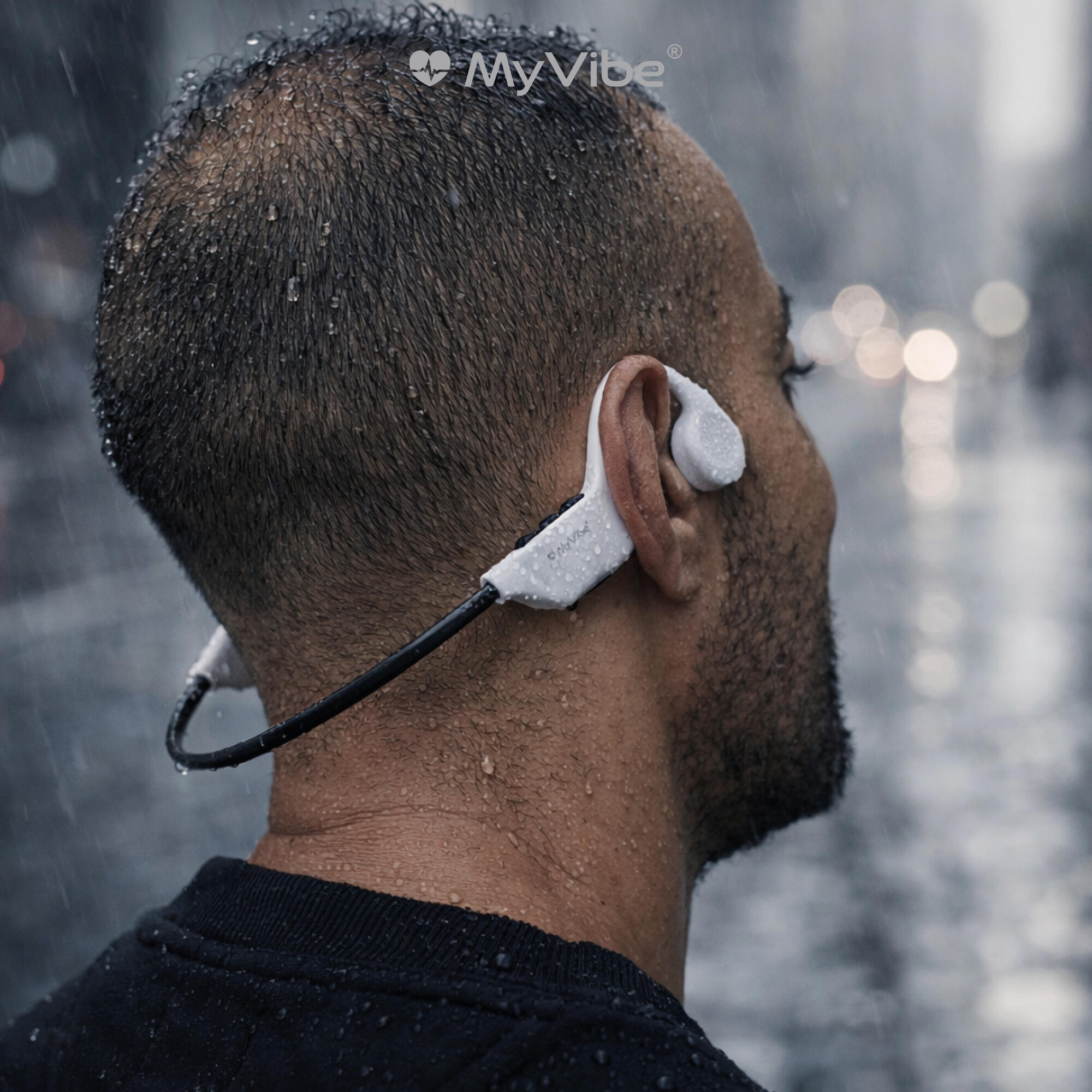 Fones de ouvido/headsets Bluetooth com condução óssea - Is Powerful 3/9