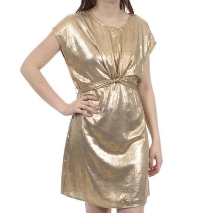 Deeluxe Line Damen Goldkleid