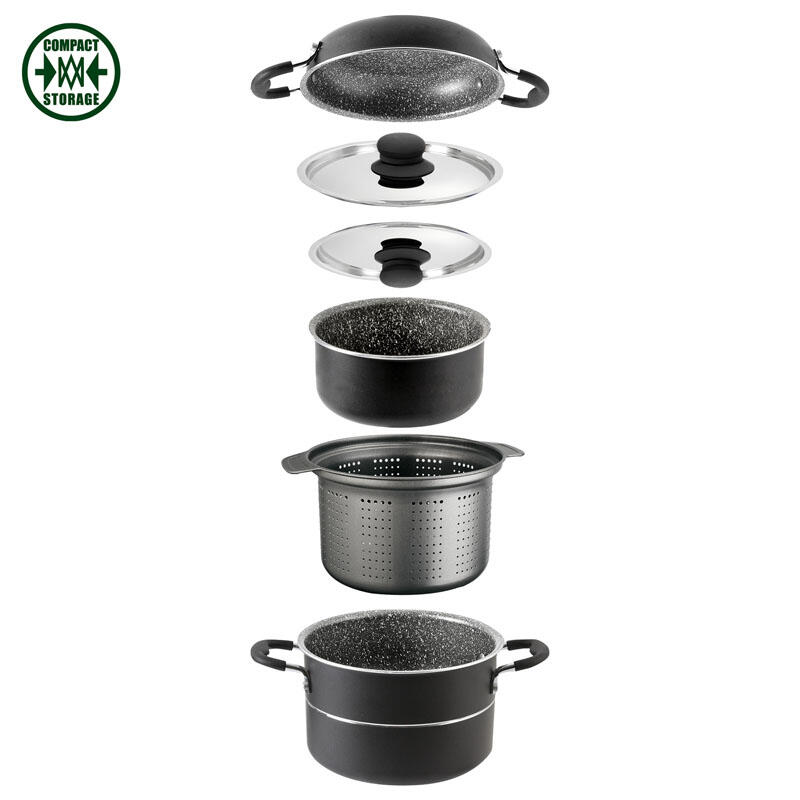 Brunner set de ollas camping 7+1 Ø 22 cm pirate 3/7