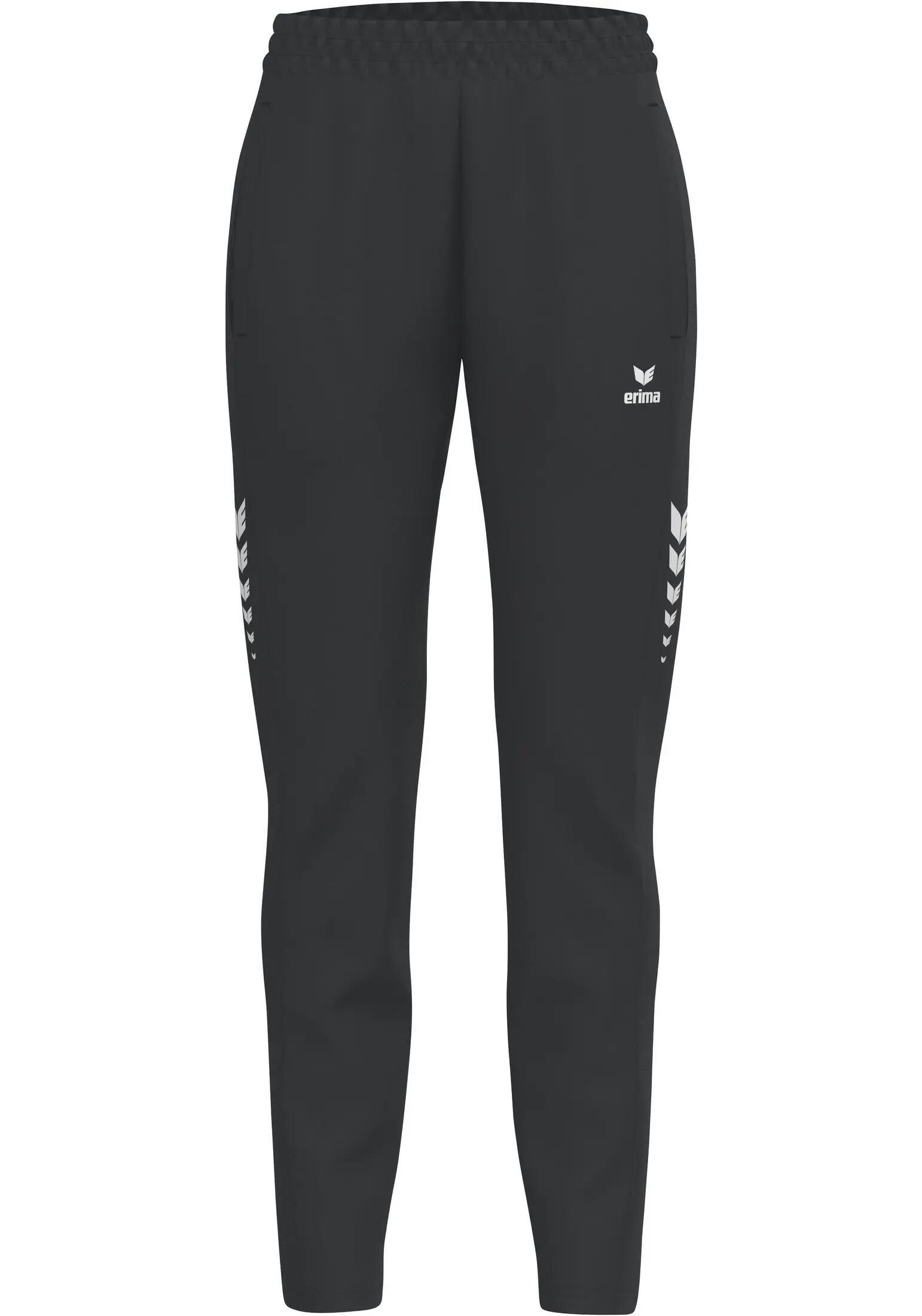 Erima Celebrate 125 Training Pants - Black, Knitted Functional Fabric 5/10