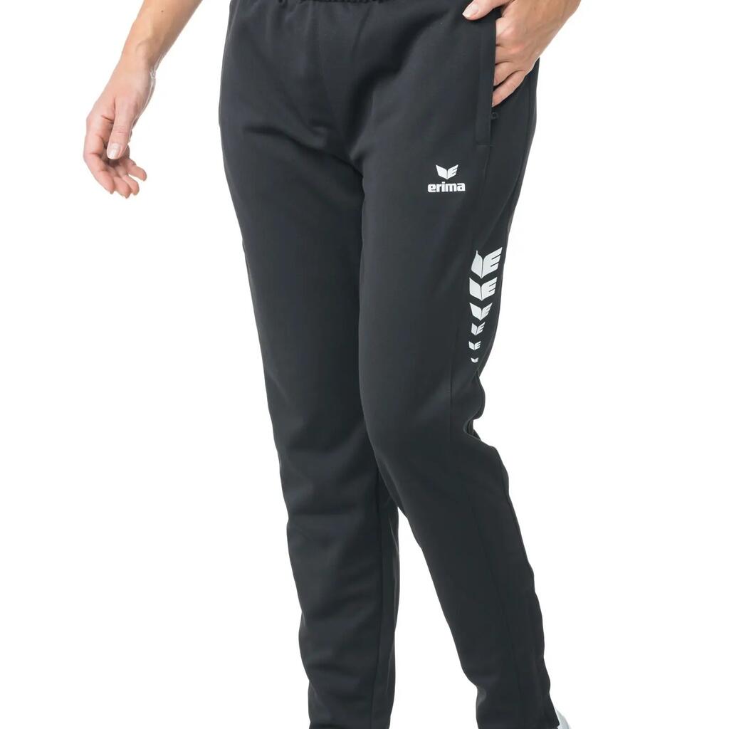 Erima Celebrate 125 Training Pants - Black, Knitted Functional Fabric