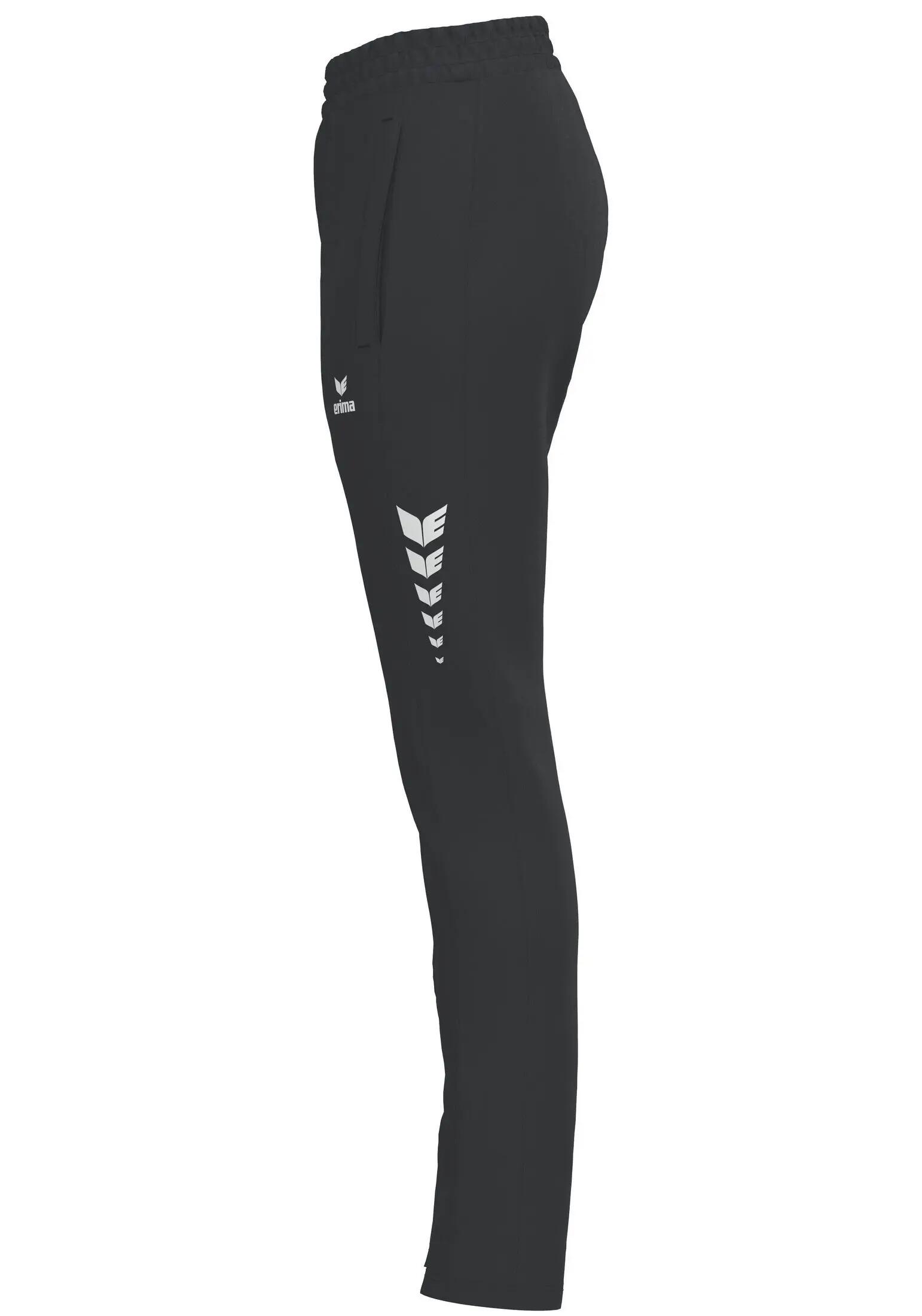 Erima Celebrate 125 Training Pants - Black, Knitted Functional Fabric 7/10