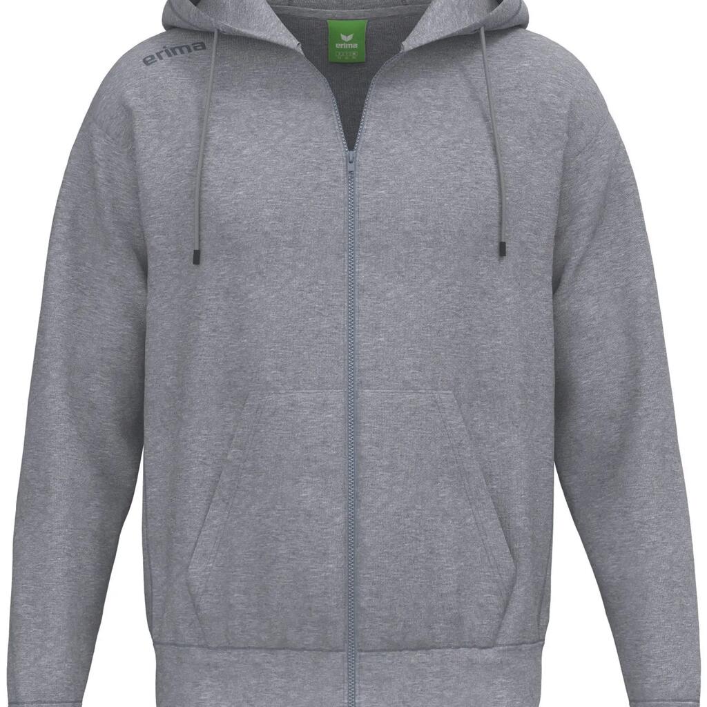 565 Erima TS Hooded Jacket - Grey