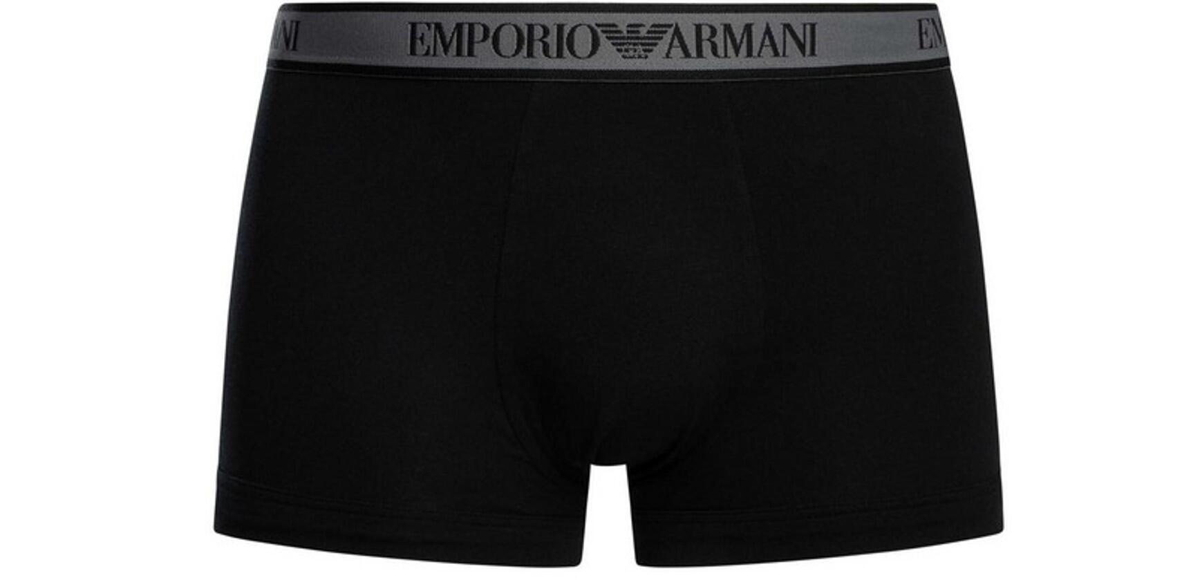 ARMANI EXCHANGE Emporio Armani Boxers Trunks 3-Pack Black 4/4