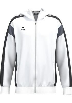 Erima celebration 125 trainingsjack met capuchon wit/zwart