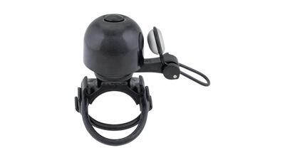 Contec diamond bing mini fietsbel, 26 mm, zwart/zilver