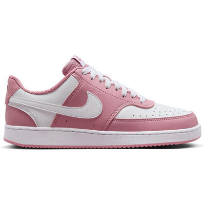 Scarpe donna nike court vision low next nature - bianco/rosa