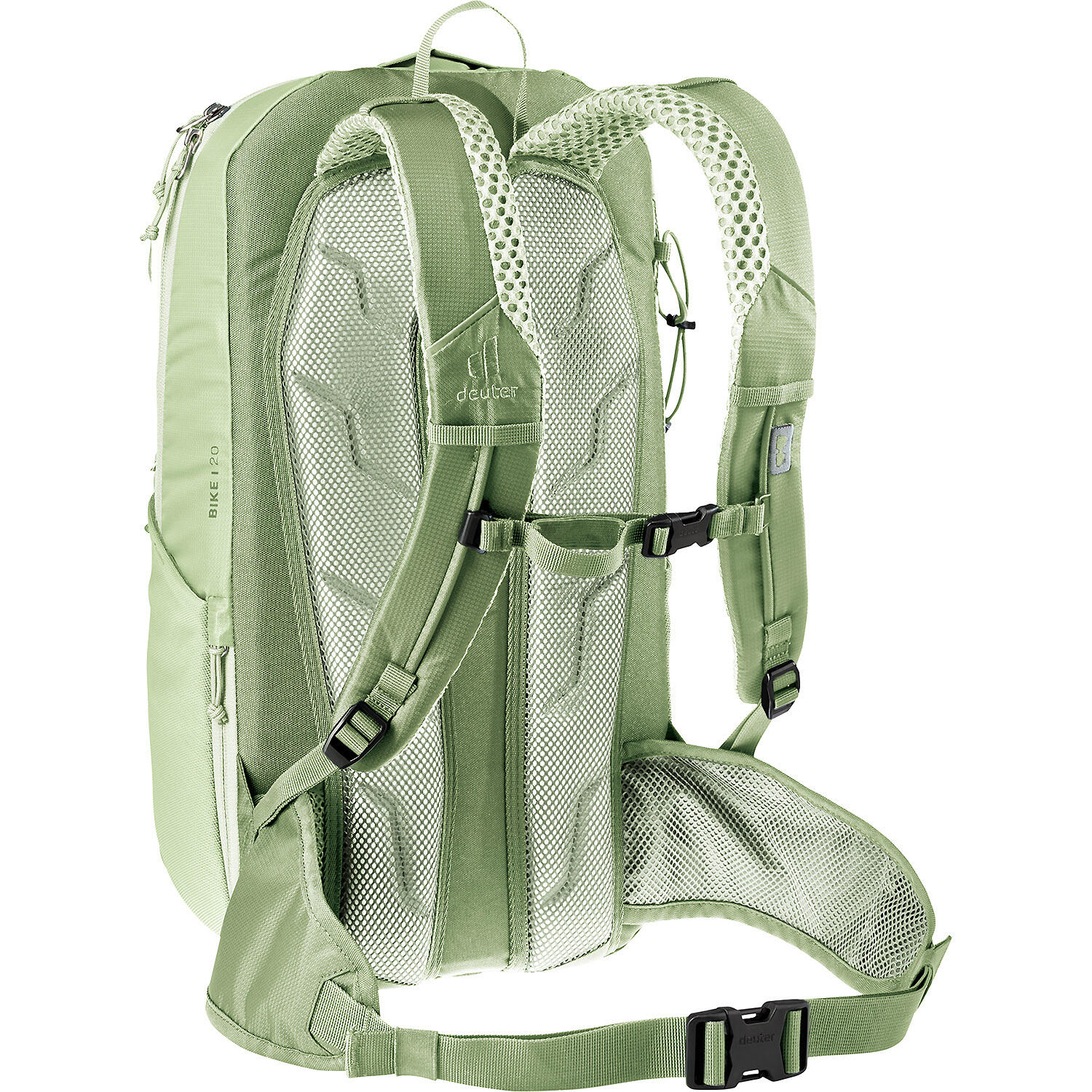 Sac à dos vélo Deuter Bike I 20 20L mineral‑grove Airstripes ventilé recyclable 2/7