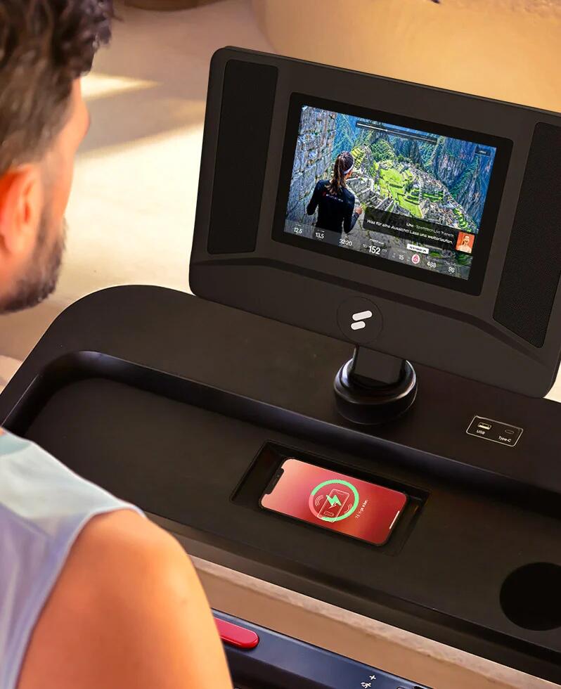 Sportstech Tapis de course sTread Pro | Pliable | Jusqu'à 20 km/h avec inclinais 3/7