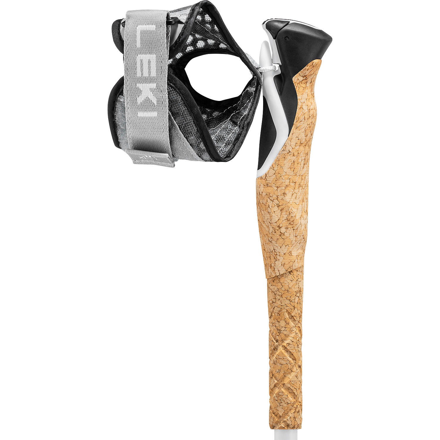 Bastones de Senderismo Leki Cross Trail FX Superlite Compact Carbon Blanco/Negro 2/7