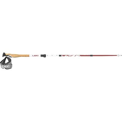 Leki cross trail fx superlite compact carbon wit/zwart wandelstokken