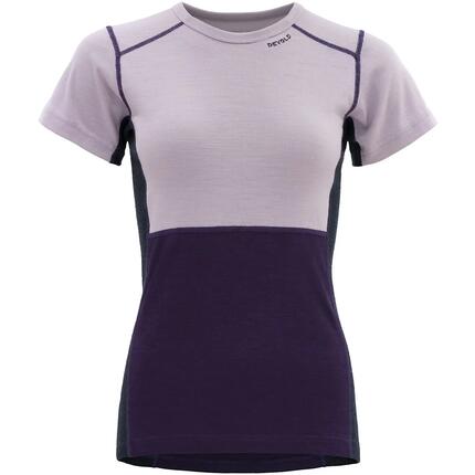 Kurzarm-Shirt Lauparen Merino 190 T-Shirt Wmn orchid-lilac-ink