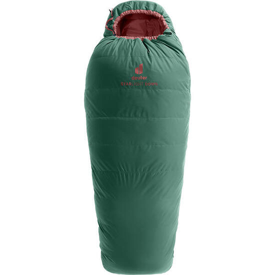 Śpiwór dziecięcy Deuter Starlight Down (130–170 cm) - seagreen/redwood