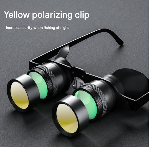 10x HD Telescope + Yellow Polarised Lens Binocular Glasses