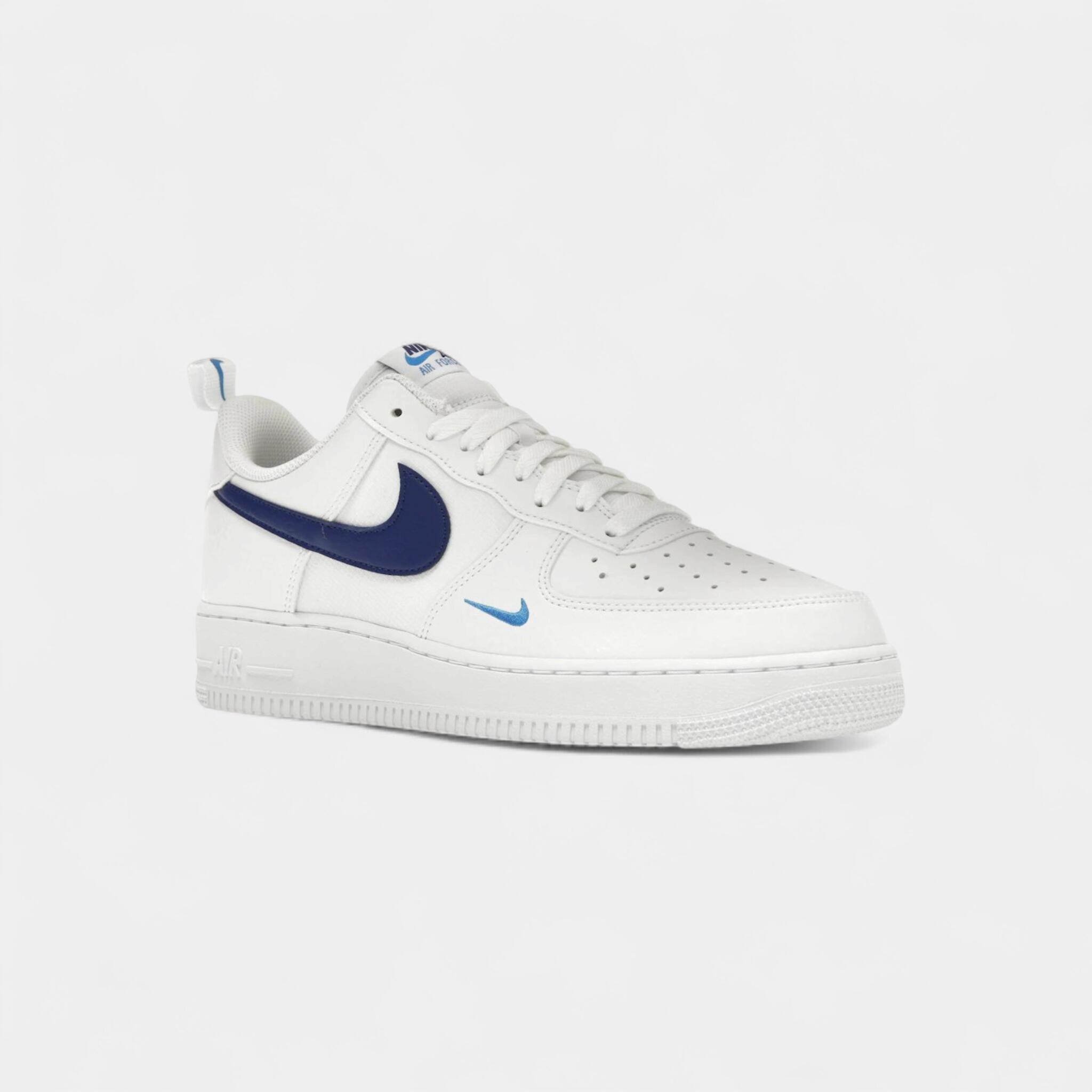 Nike Air Force 1 Low White Light Photo Blue Deep Royal Blue 2/4